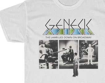 Camiseta unisex de algodón pesado "Cordero se acuesta en Broadway", Genesis, impresa y enviada a EE. UU.