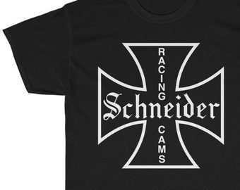 Para Schneider Race Cams T Shirt, Printed & Dispatched USA, Hot Rod, Muscle Car, Drag Racing, Classic Car