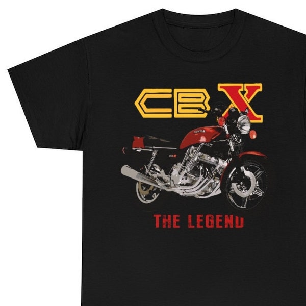 Honda CBX 1000 Unisex Heavy Cotton Motorcycle T Shirt, Printed & Dispatched from Miami USA