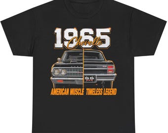 Chevelle American Muscle Car Chevrolet SS 396 Malibu 1965 T Shirt , Printed in USA Sizes Small to 5XL