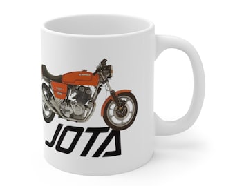 Laverda Jota 1000 Classic Italian Motorcycle Ceramic Coffee Mug 11oz, Printed in USA