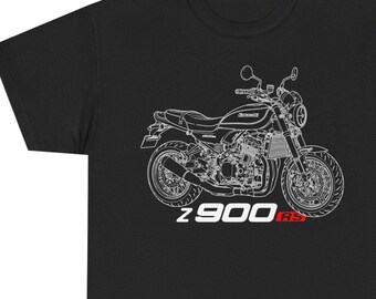 Camiseta de algodón grueso para motocicleta Kawasaki Z900 RS, tallas S a 5XL, impresa en EE. UU.