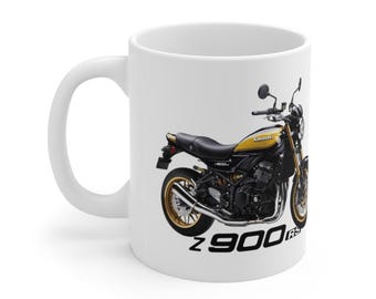 Taza de cerámica Kawasaki Z900 RS SE de 11 oz, impresa en EE. UU.