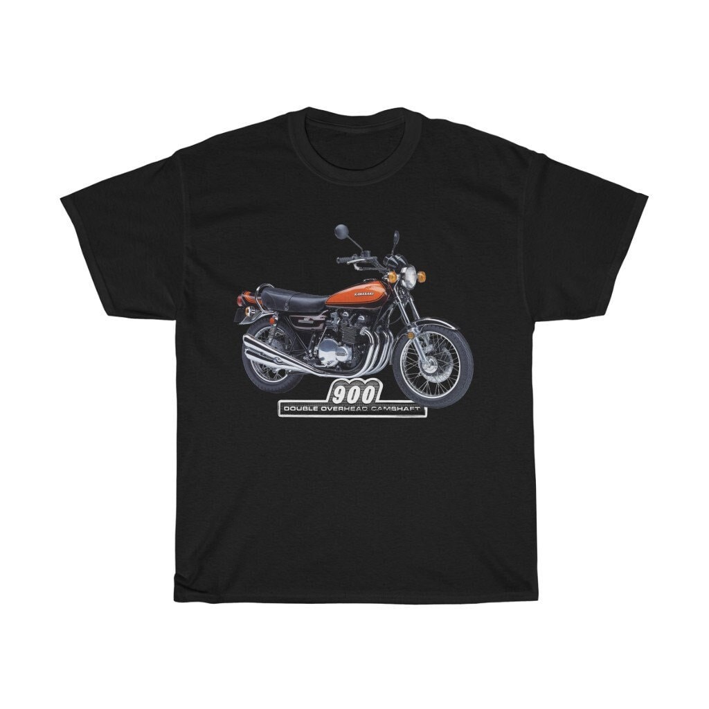Classic Japanese Motorcycle Z1 Z900 Unisex Heavy Cotton Tee 