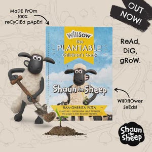 Plant me Book - Shaun das Schaf (Wallace und Gromit) - Gezüchtet Ihr eigenes Kinderbuch