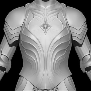 Galadriel armor 3d model