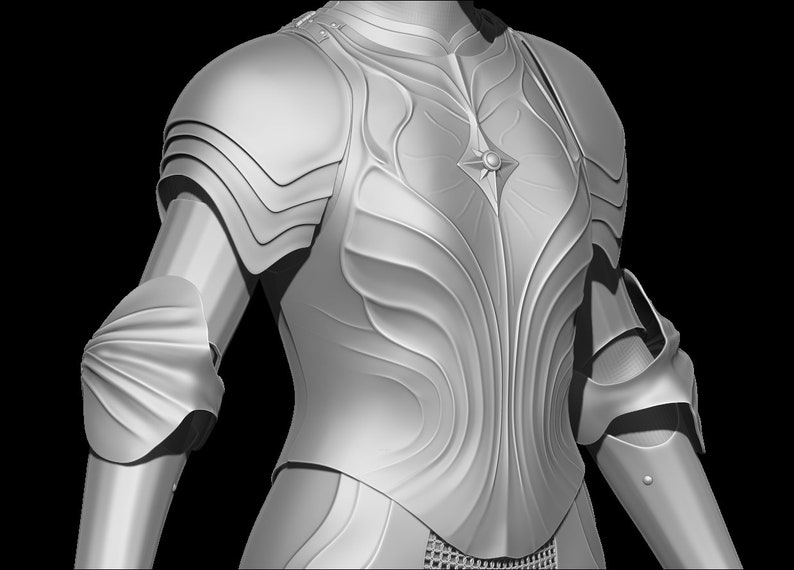 Galadriel Armor 3d Model - Etsy