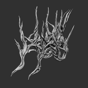 Thranduil wood crown 3d model