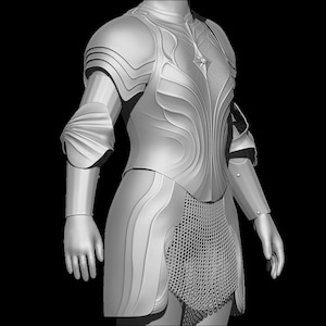 Galadriel Armor 3d Model - Etsy