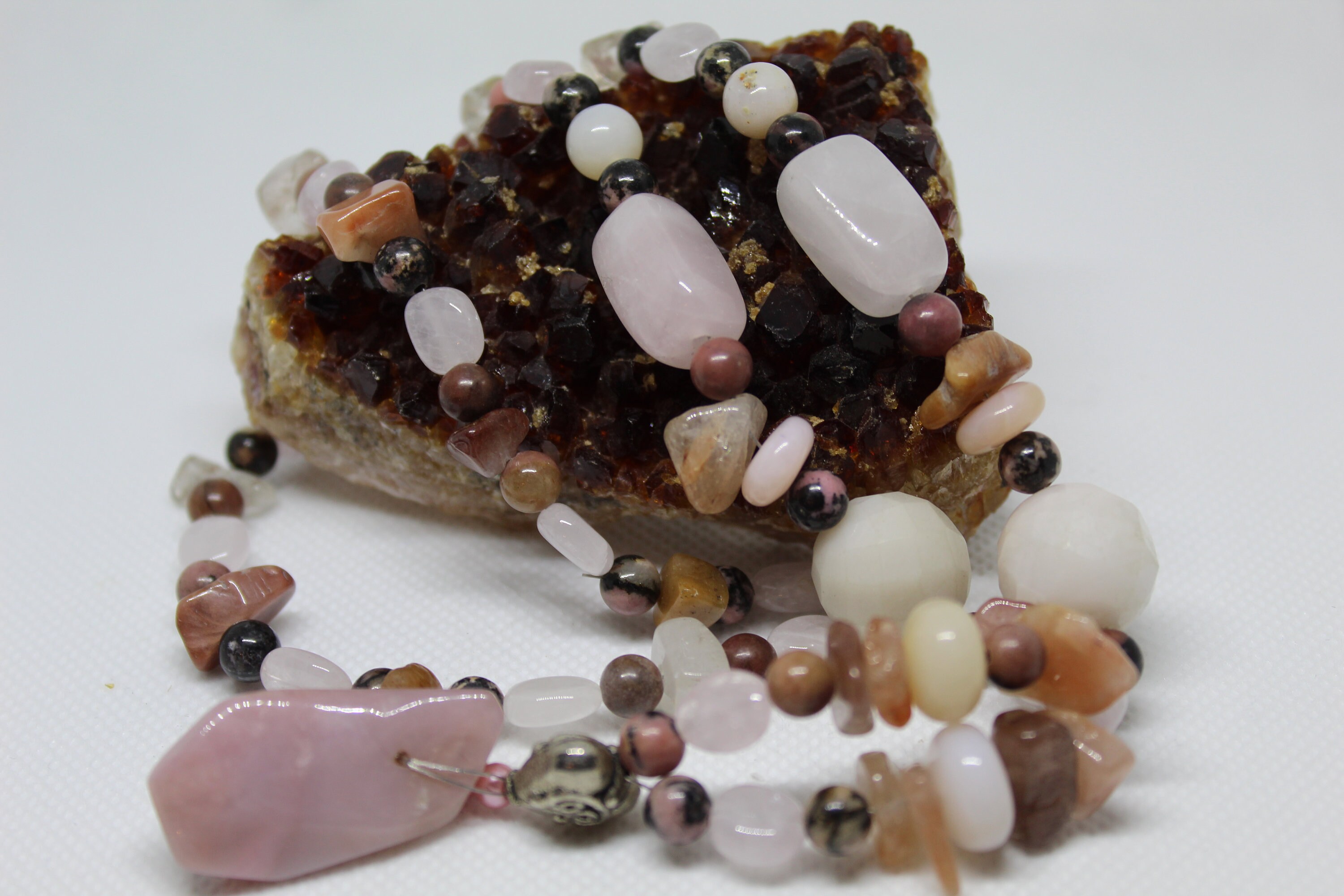 Ópalo peruano, cuarzo rosa, cuarzo transparente, rhodocroma, cuarzo ...