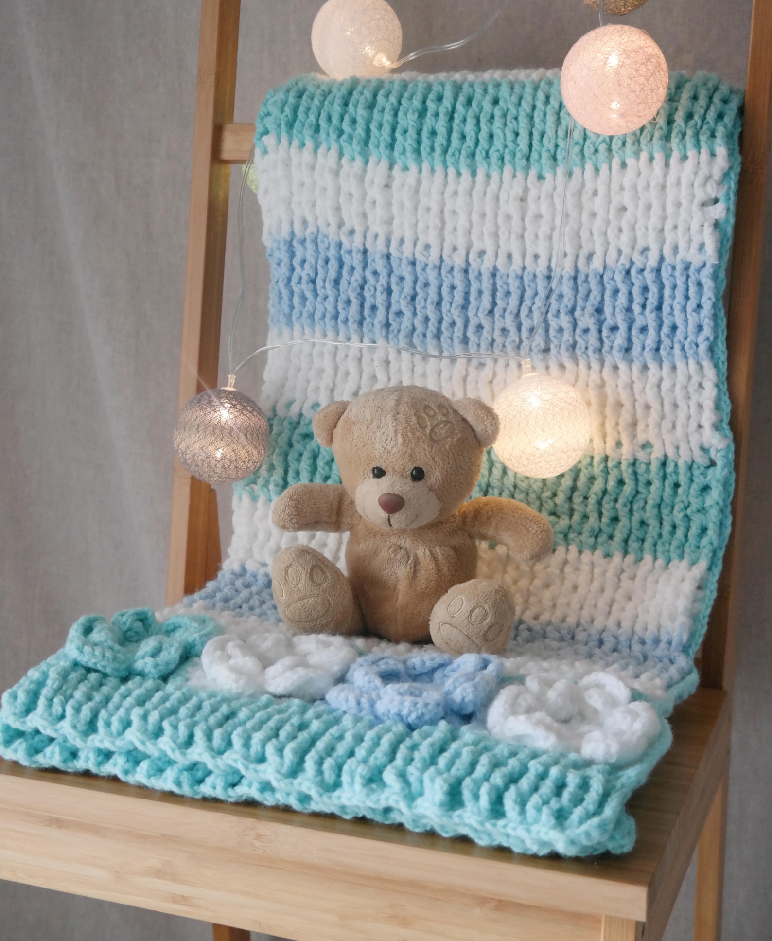 Cozy Pastel Baby Blanket Unique and Special Handmade Blanket Etsy