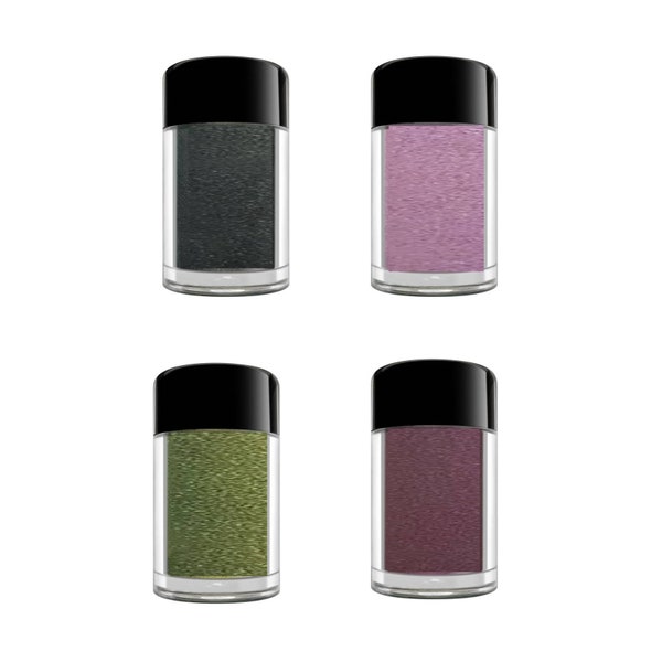 Duo Chrome Loose Pigment Powder, Pigment Powder, Loose Eyeshadow Powder, Foil Finish Eyeshadow, Eyeshadow Pigment, Smokey Eye