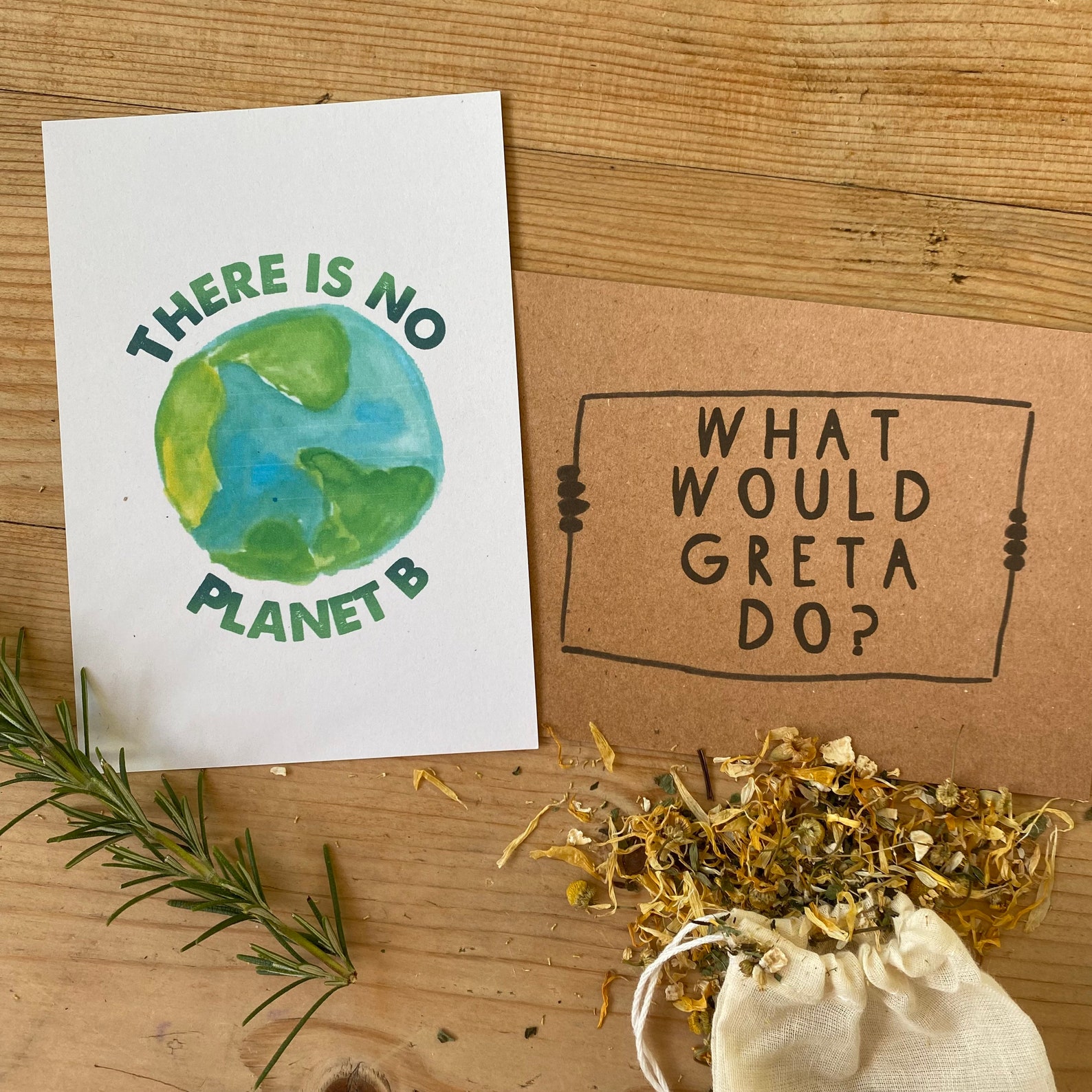 Celebrate Earth day on Friday 22nd April and and send an important message to your loved ones and colleagues with these powerful 'Earth Day' postcards Choose from 👩🏿The best time to plant a tree is twenty years ago, the second best time is now. RE -duce/use/cycle/peat ️There is no planet B What would Greta do? All you need is less Happy Earth Day Enjoy your postcards individually or in bundle packs of 3 or all 5. You can choose which designs you would like in your bundle packs at check out or