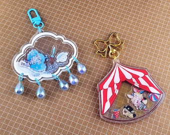 HololiveJP and HololiveID Shaker Stim Keychains