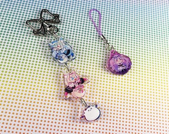 Charms/llaveros especiales de Adviento de Hololive