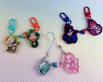 Llaveros magnéticos enlazados Vtuber