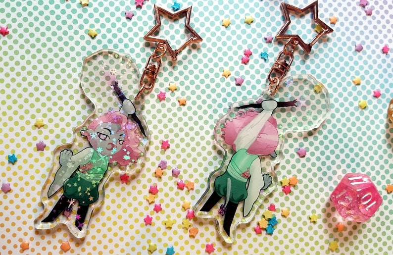 Critical Role Magical Girl Charms Etsy
