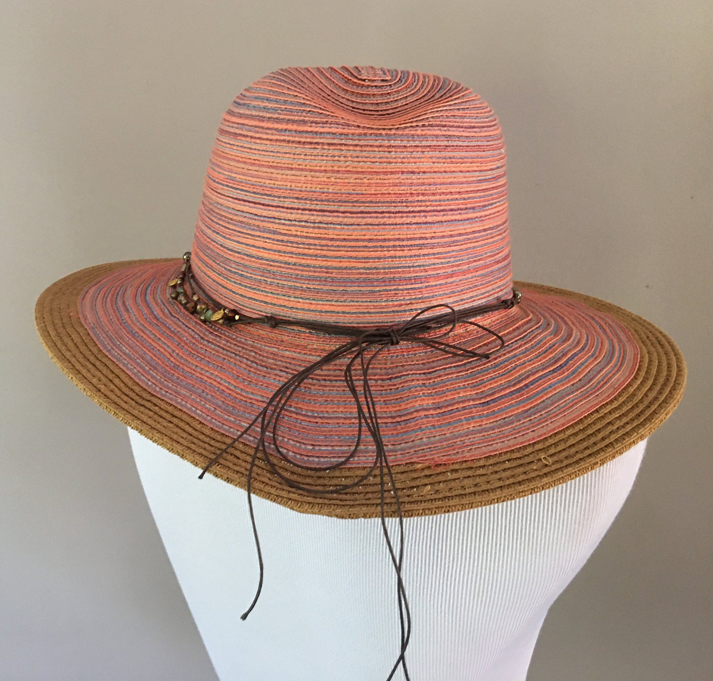 Straw Hat San Diego Hat Company Pink 