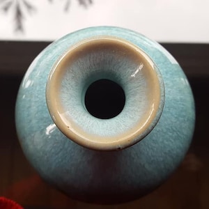 Blue Vase  5 Inches High x 4 Inches Wide