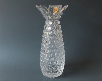 Joska Crystal Corn Vase - Joska Waldglashütte vase - Vintage 1960s