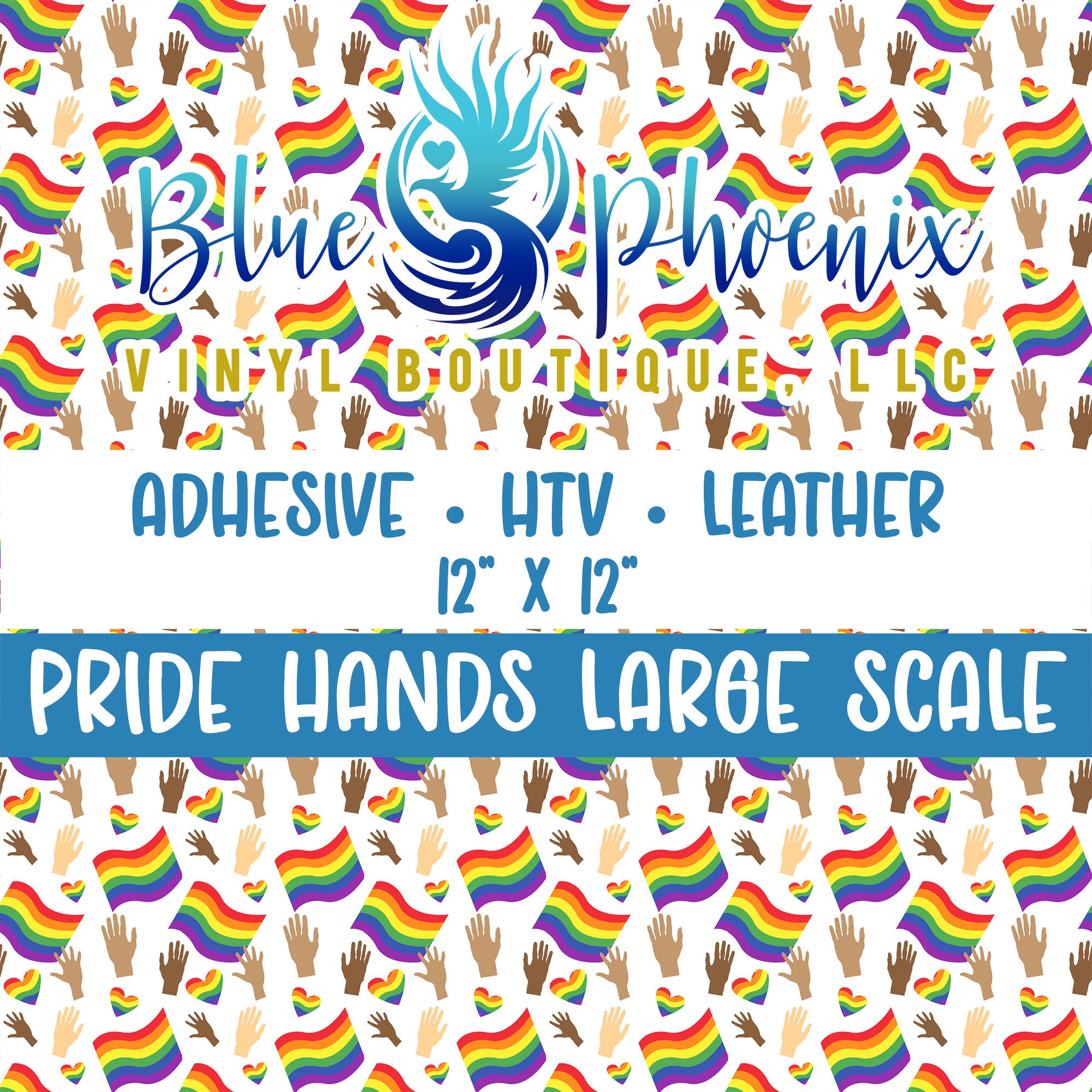 Rainbow Pride Flag Inclusive Print Heat Transfer Adhesive Etsy