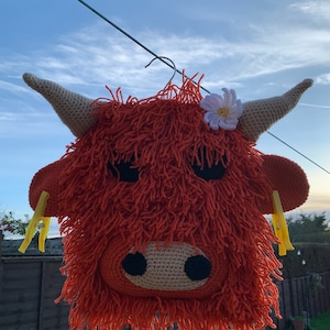 Highland Cow Peg Bag