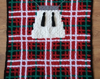 Kilt lap blanket PDF pattern only