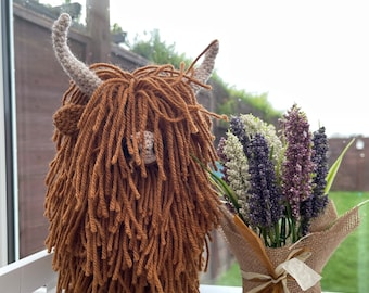 Highland cow crochet PATTERN