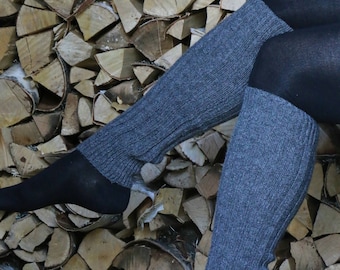 Chauffe-jambes, Chaussettes de bottes, Chauffe-jambes pour femmes, Chaussettes tricotées à la main, Poignets de bottes, Garnitures de bottes, Chauffe-jambes tricotés, Accessoires pour chaussures, Legwear