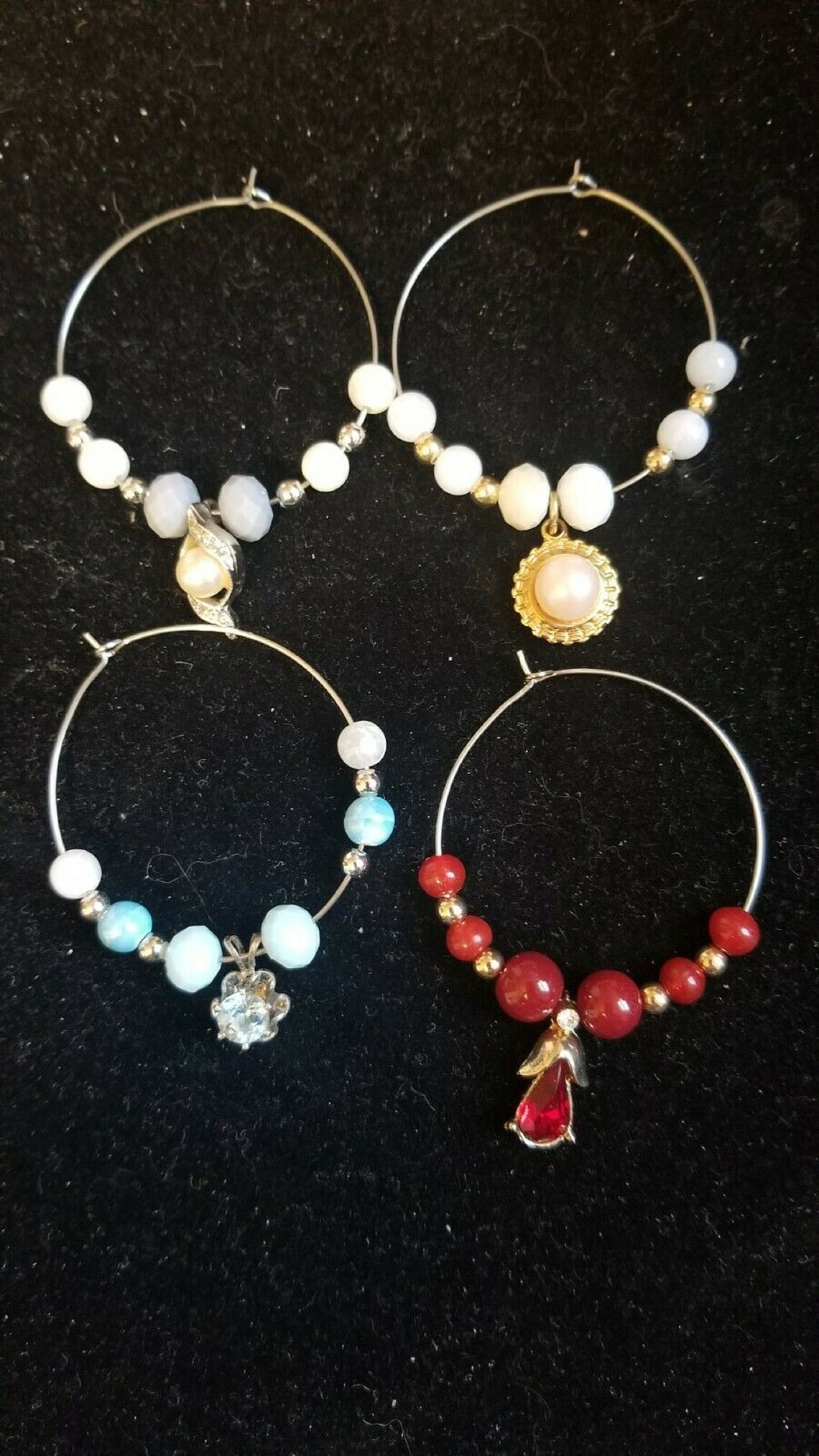 Wine Glass Charms/ Markers Etsy