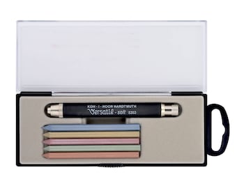 Koh i Noor mechanical clutch leadholder, and 5.6mm color lead, 5353, Czech drawing set  for back to school