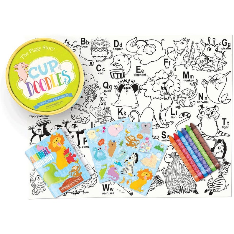 Cup of Doodles Alphabet Set