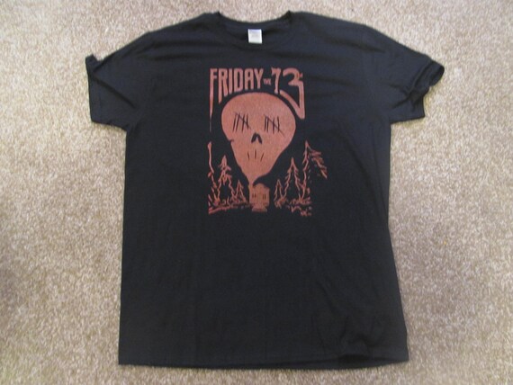 Friday 13th Inspired Camp Crystal Lake T-shirt Retro Classic Horror Movie Film