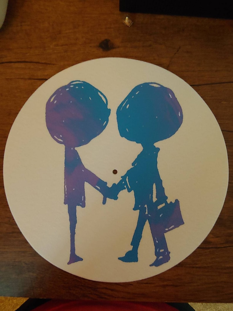 Radiohead Ok Computer Inspired Turntable Slipmat Alternative Etsy