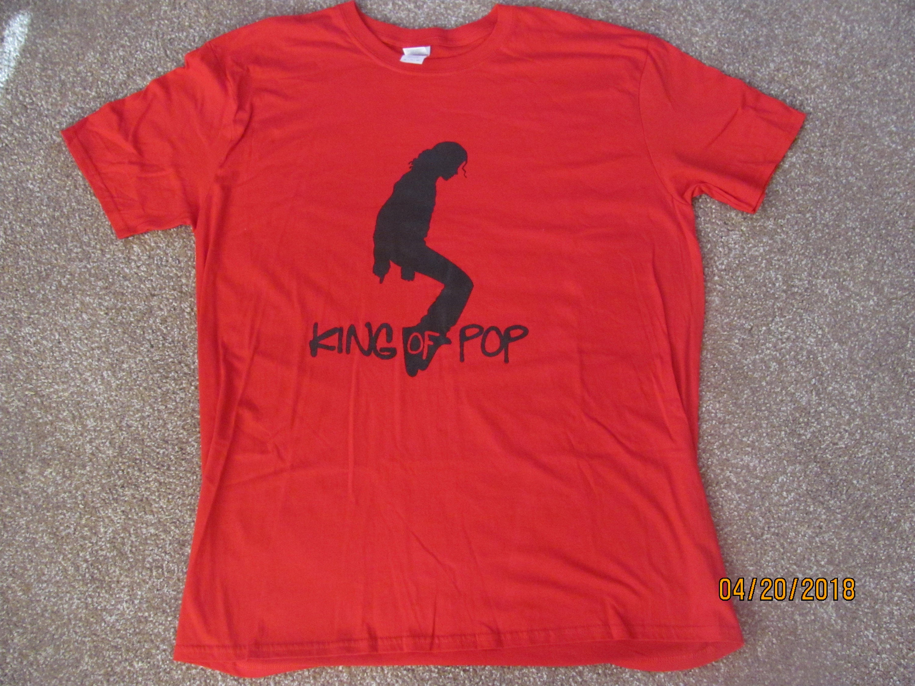 Men's Michael Jackson King of Pop Silhouette T-shirt Jackson 5