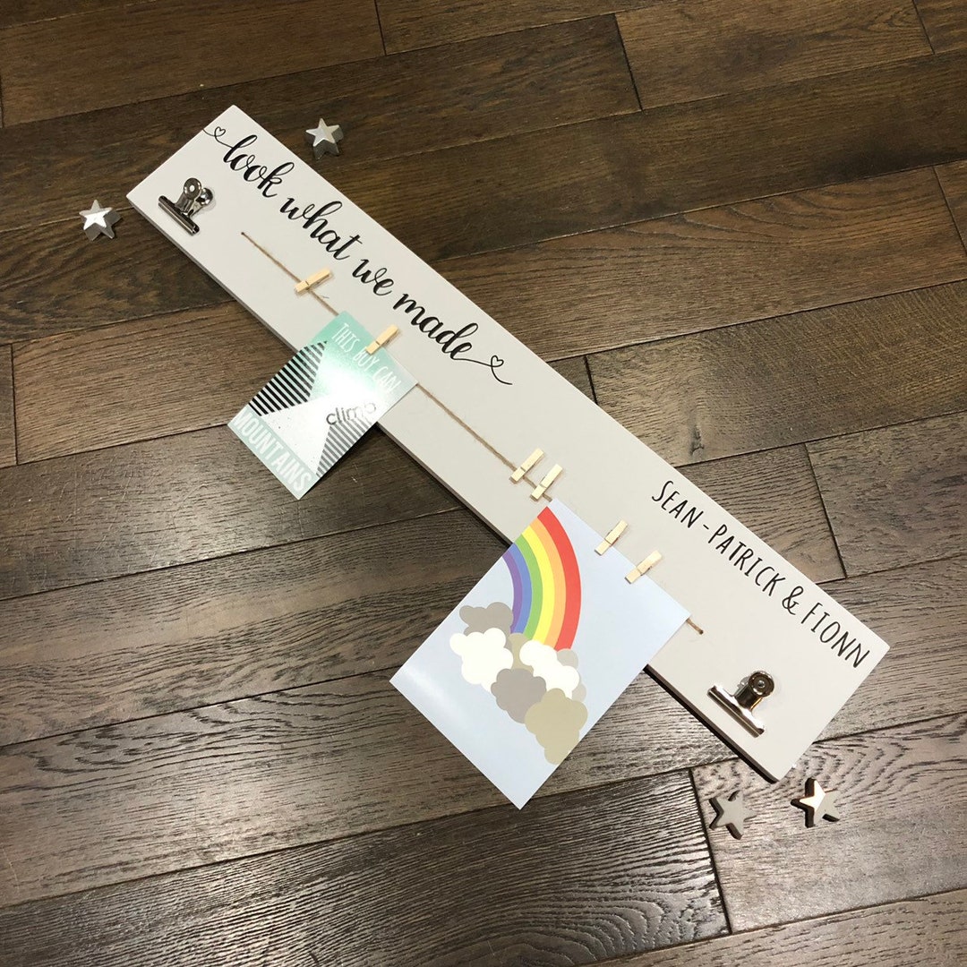 Look What I Made Sign 31.5 Children's Art Display Signs Playroom Wall