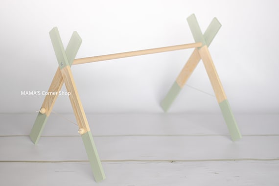nordic wooden baby gym