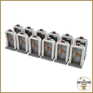 Nemesis Doors | 3D Printed Tabletop Gaming Accessories (Set of 12)