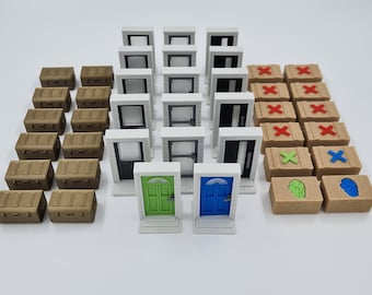 Zombicide 2nd Edition Doors, Tokens & Pimp Crates