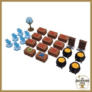 Zombicide White Death Game & Objective Tokens