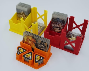 Zombicide Black Plague Card Holders - Sleeved Cards - Set of 3