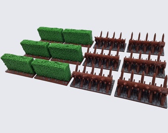 Zombicide Green Horde Barriers & Hedges