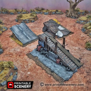 Tabletop Gaming Terrain Scatter RPG TTRPG Sci-Fi Gaslands Fallout - Junk Jumps