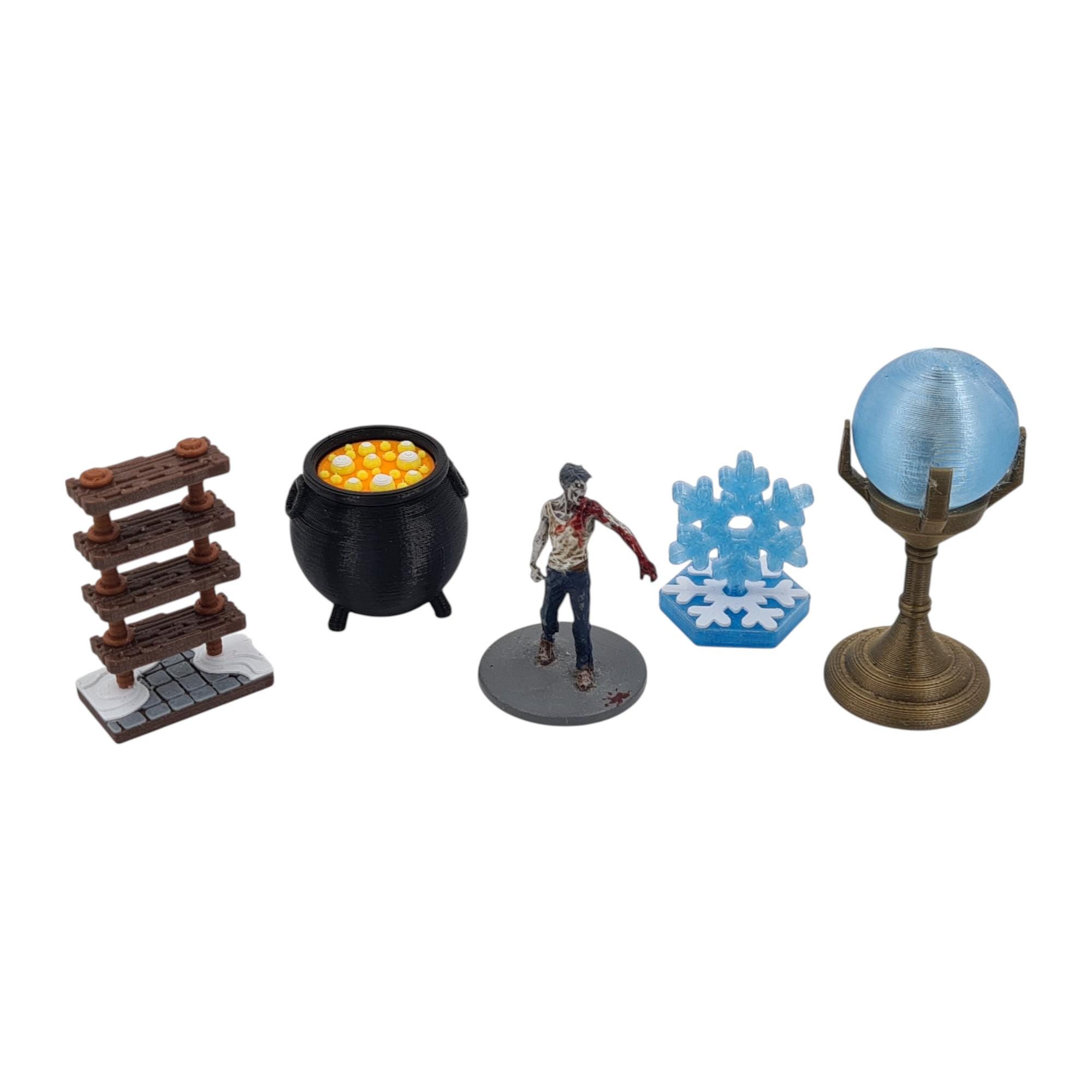 Lot De Tokens / Pions Pour Zombicide : White Death - Référence G534 - Pour Agrémenter Votre Jeu