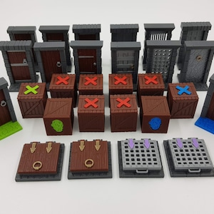 Zombicide Black Plague: bundel met doeldeuren, tokens en kluisdeuren!