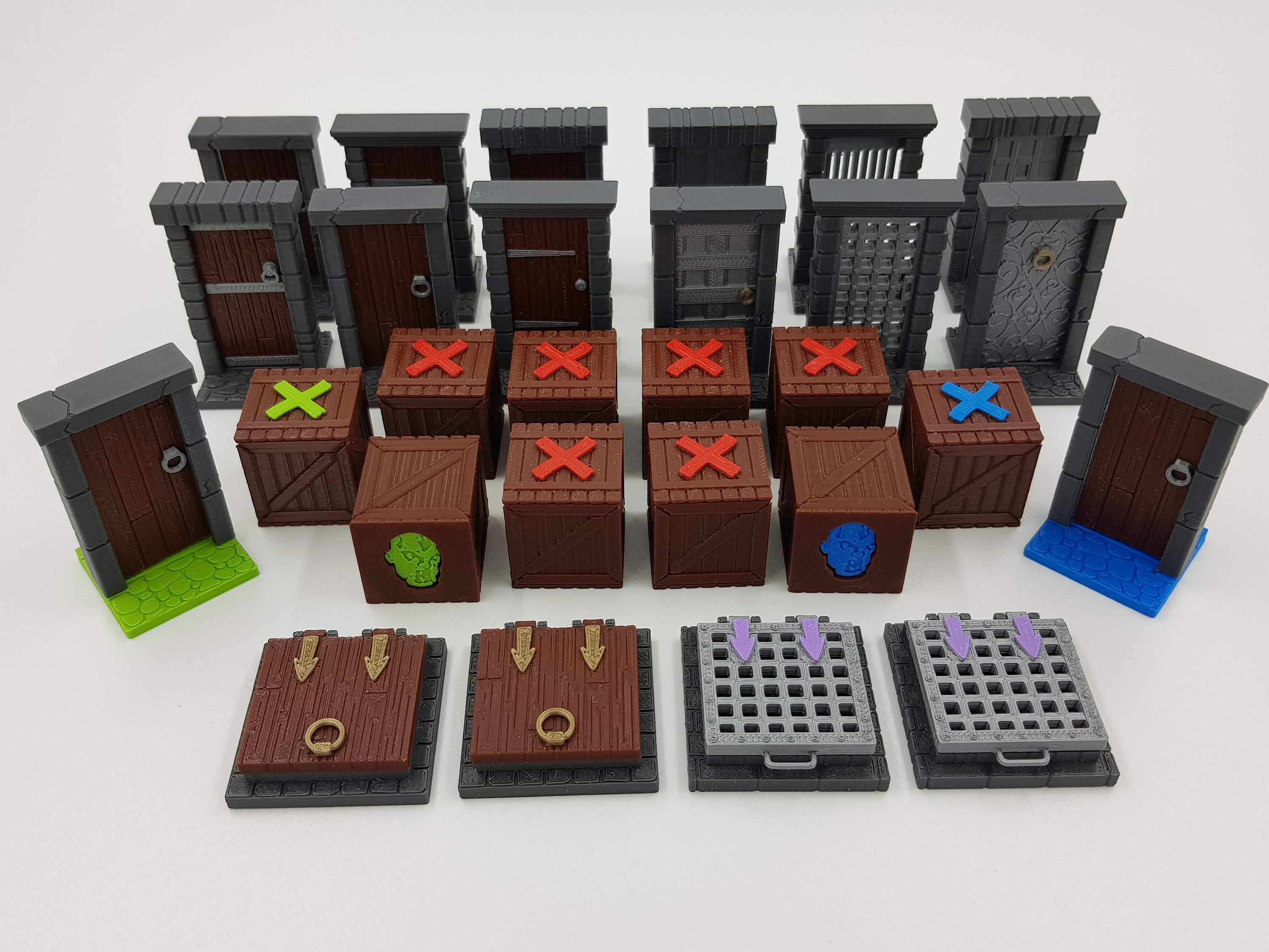Zombicide Black Plague/Green Horde - Plastic Token Pack 62 gettoni Zombicide Black Plague/Green Horde - Plastic Token Pack 62 gettoni