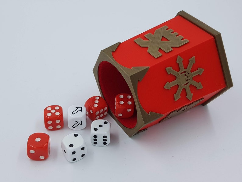 Warhammer 40K & Age Of Sigmar Chaos Dice Roller/ Dice Cup Etsy