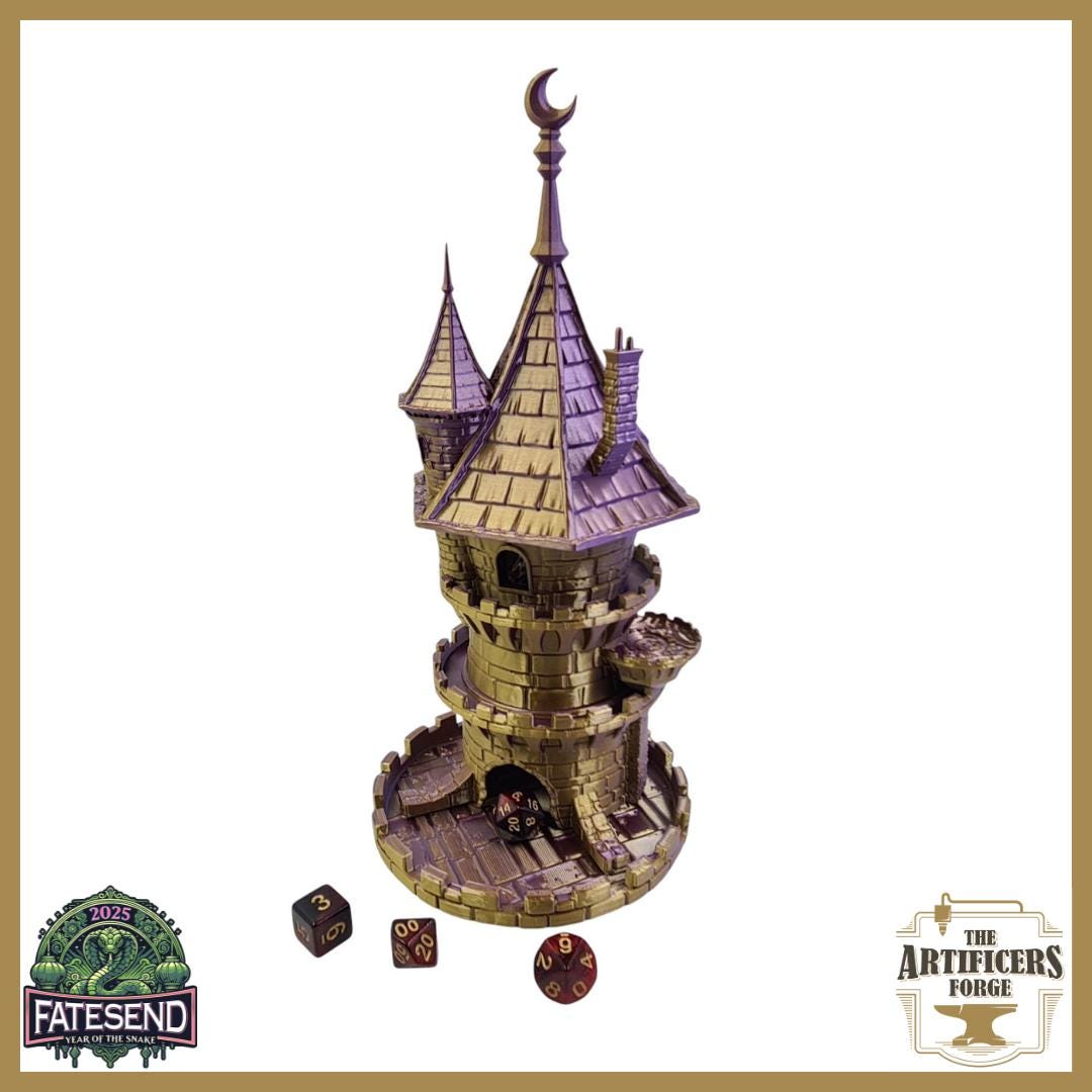 Dice Tower for RPG TTRPG Dnd - Wizards Tower - Etsy