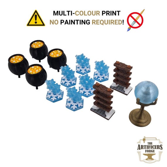 Zombicide White Death Game Tokens - Etsy