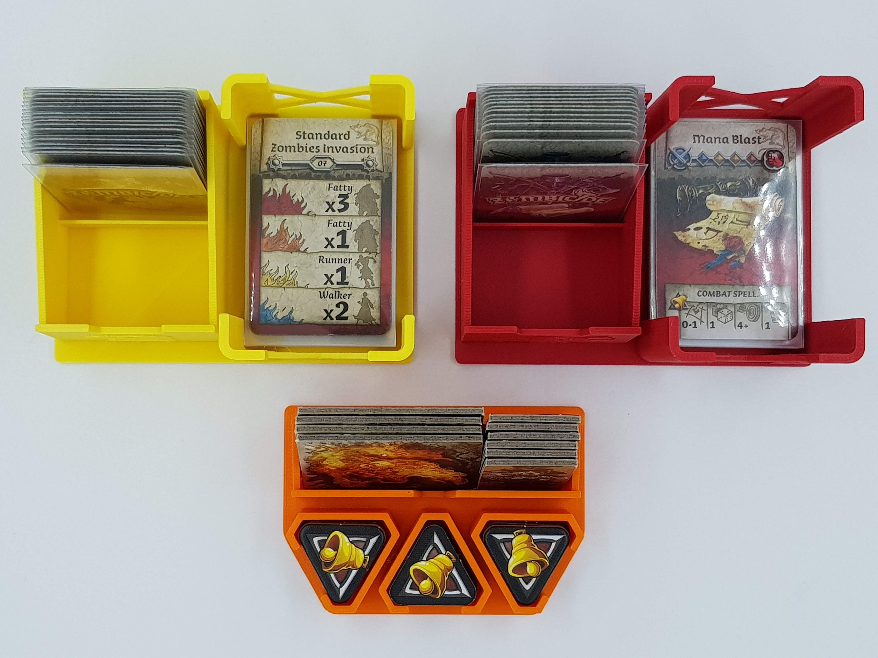 Zombicide Black Plague Card Holders - Sleeved Cards - Set of 3 - Etsy